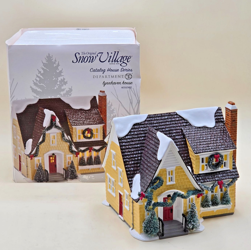 Department 56 Snow Village Lynnhaven House 4016902 Christmas 2013 Original Box